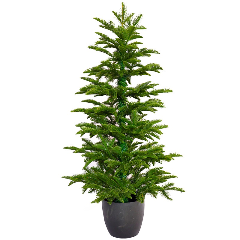 4 ft Potted PE Christmas Tree