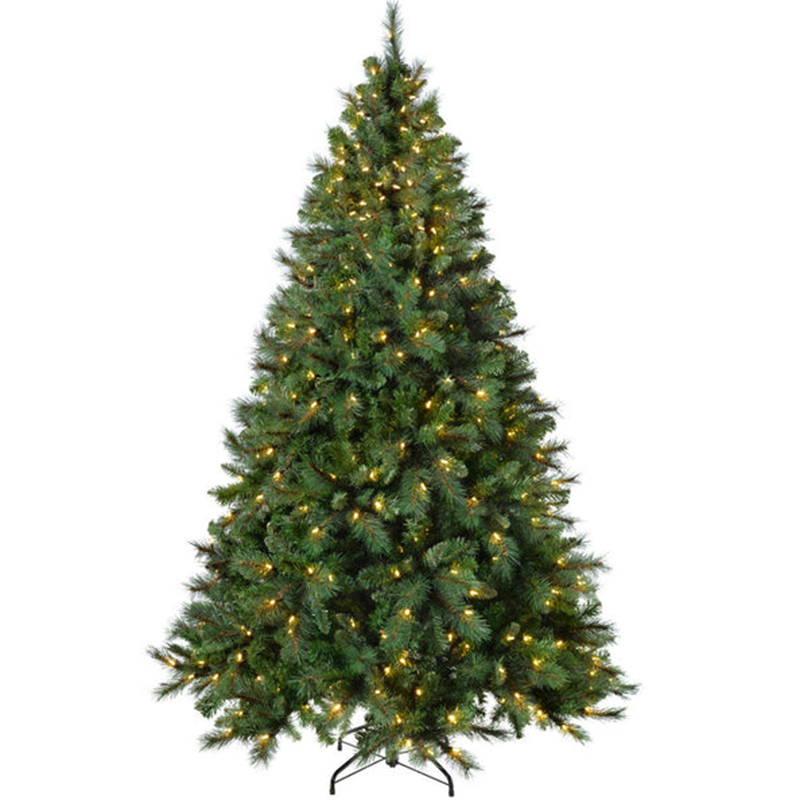 7 ft Pre-lit PVC Christmas Tree