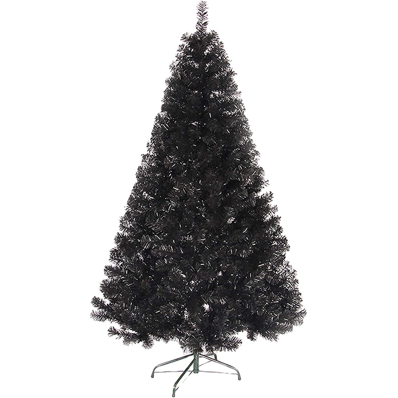 6 ft Black PVC Christmas Tree