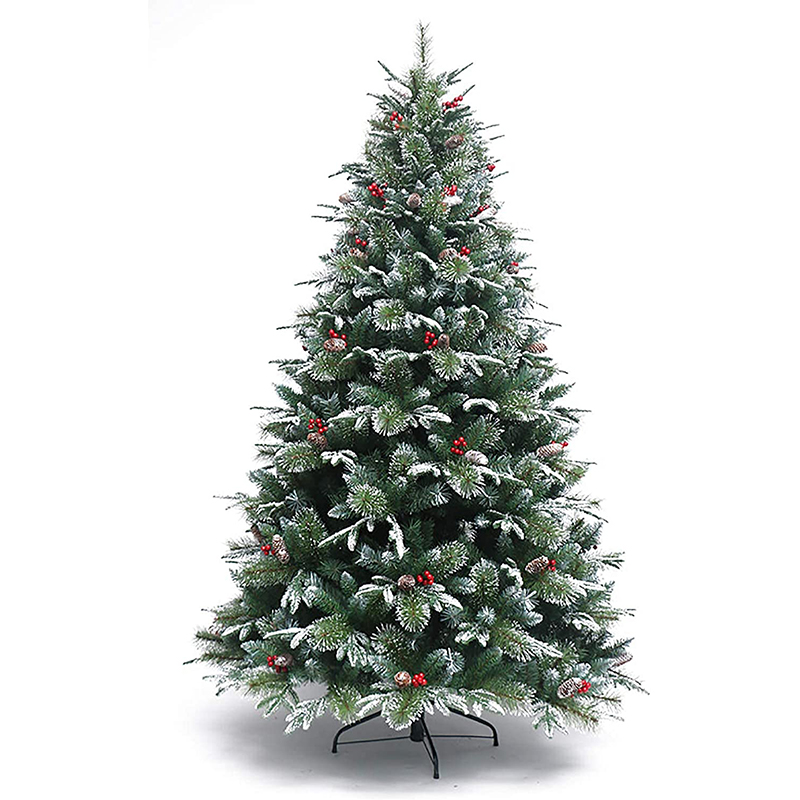 7 ft Frosted PE PVC Christmas Tree