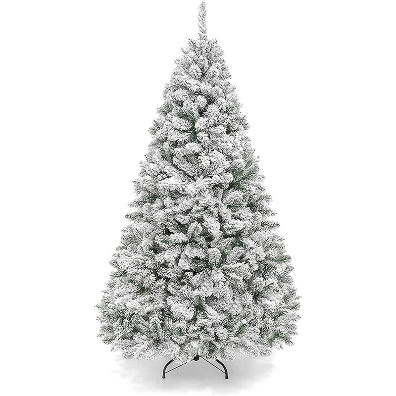 6 ft Flocked PVC Christmas Tree