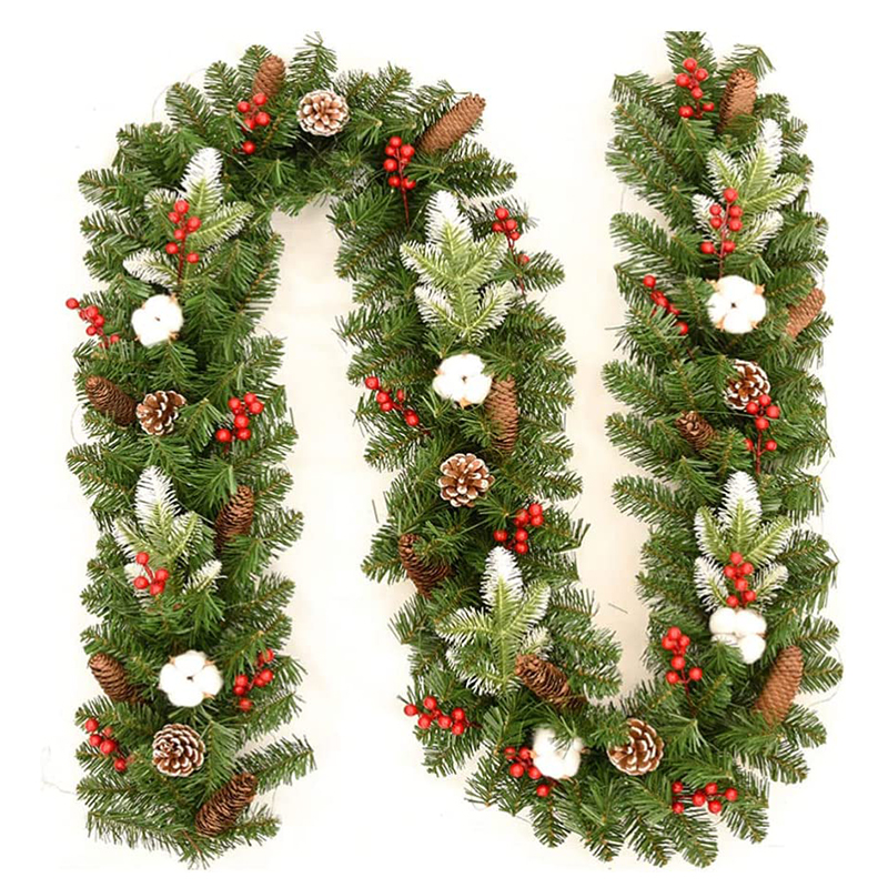 270cm PE PVC  Christmas Garland