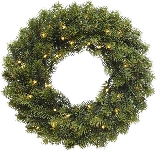 Pre-lit Christmas Wreath