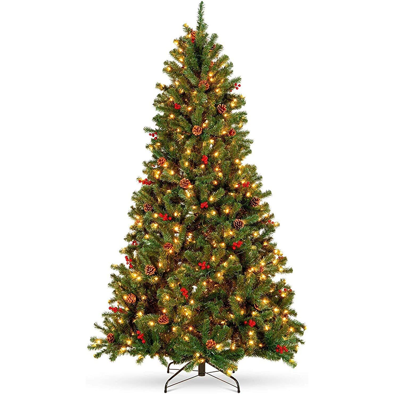 7.5 ft Pre-lit PVC Christmas Tree