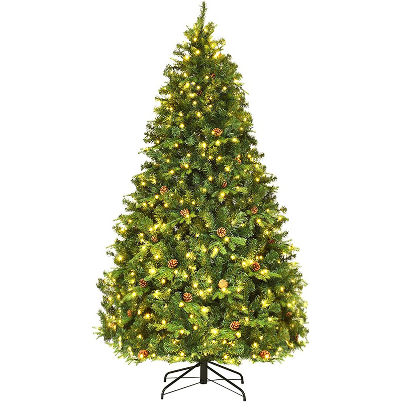 6 ft Full PVC Pre-lit Christmas Tree