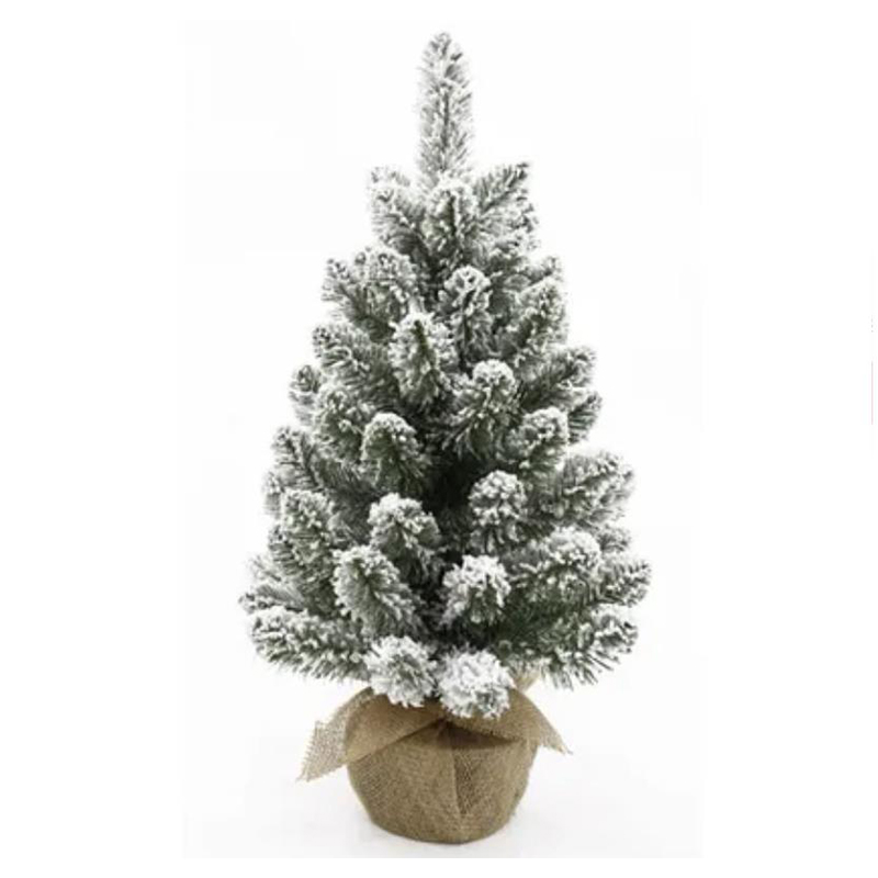 3 ft Flocked Christmas Tree with Pot